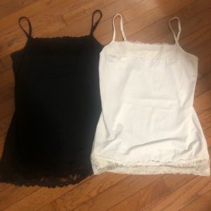 Maurices Camis black and white size medium